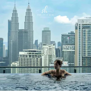 The Luxe & Colony Klcc Skyline Infinity Pool - 5Min To Petronas Tower & Kl City Center By The Stay Hub Appartement Kuala Lumpur